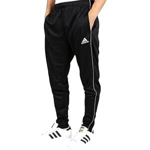 Adidas Classic S Black Jogger Sweatpants with Elastic Cuffs